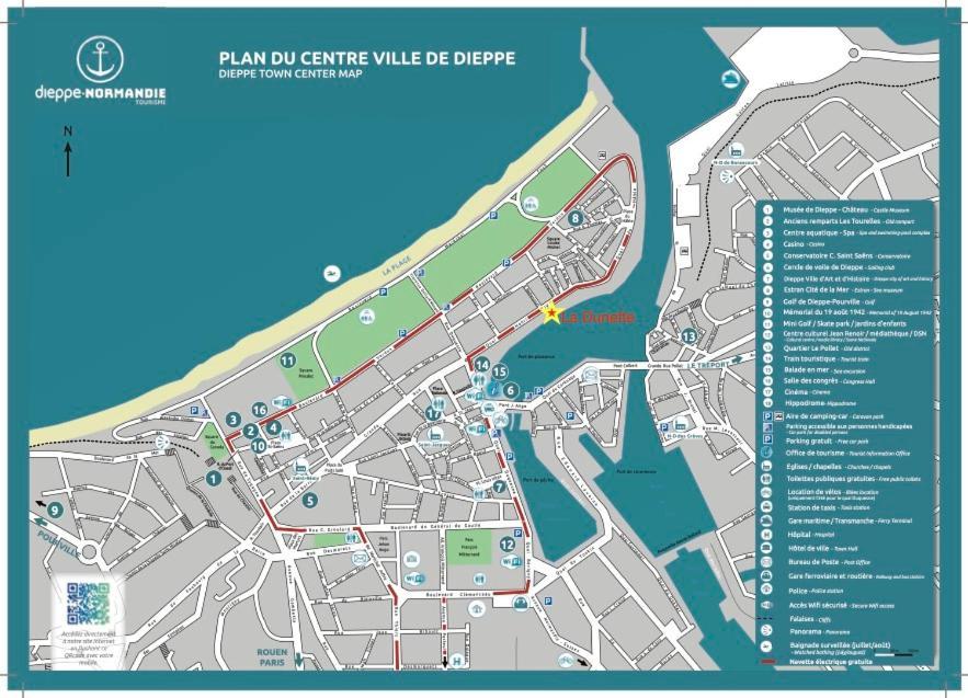 La Dunette - Splendide Vue Port Avec Les Bateaux Dieppe Eksteriør bilde